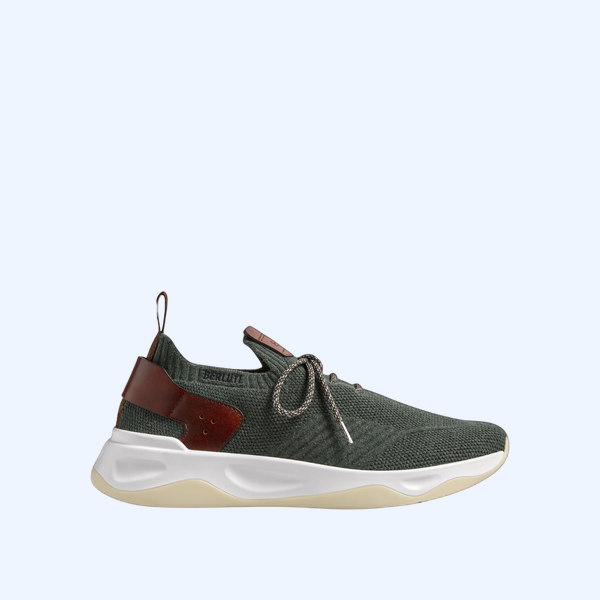 쉐도우 캐시미어 & 레더 스니커즈