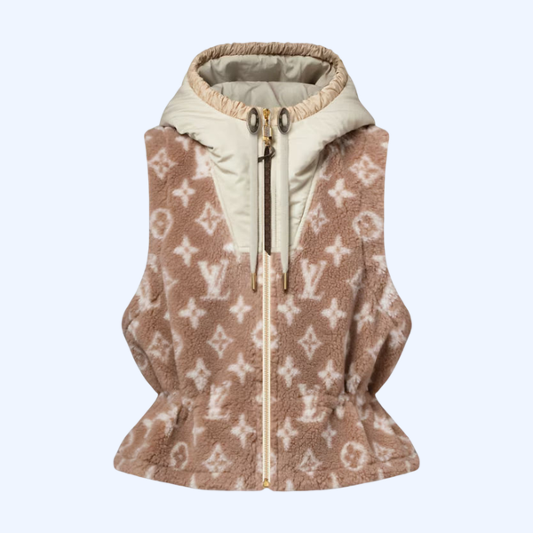 모노그램 플리스 질레