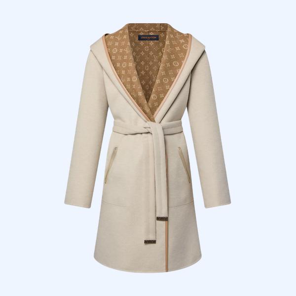 리버서블 시그니처 후디드 랩 코트