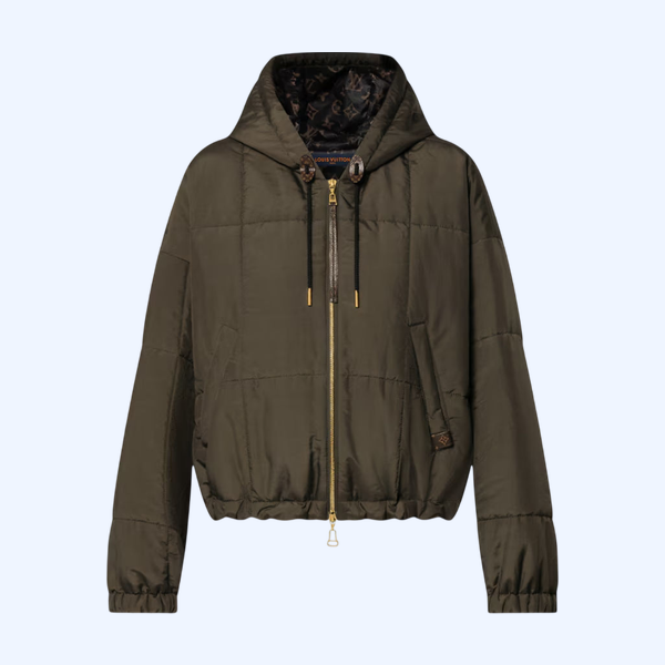 퀼티드 집업 재킷