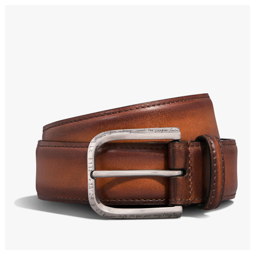 커브 레더 벨트 - 35mm 