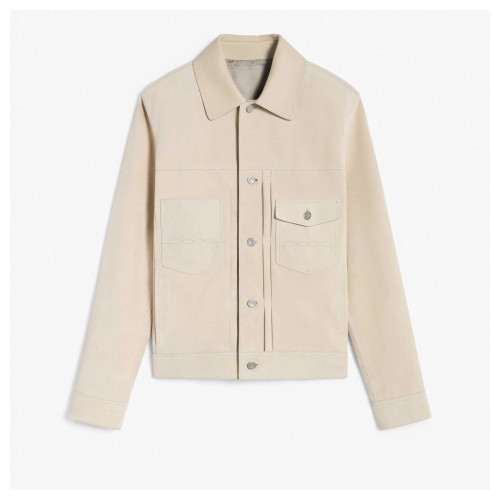 스웨이드 데님 재킷