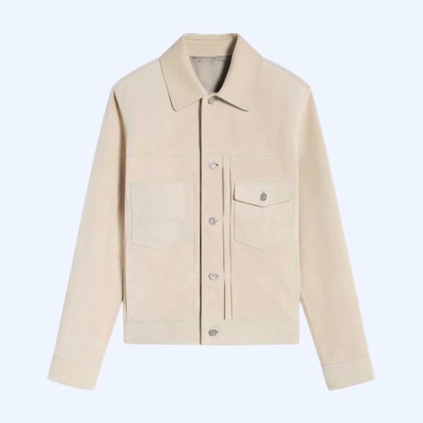 스웨이드 데님 재킷