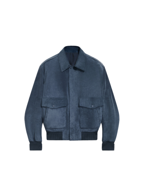 스웨이드 플라이트 재킷