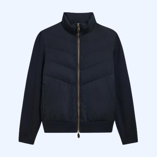 울 & 나일론 복합 소재 블루종