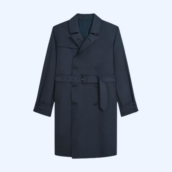테크니컬 실크 경량 트렌치 코트