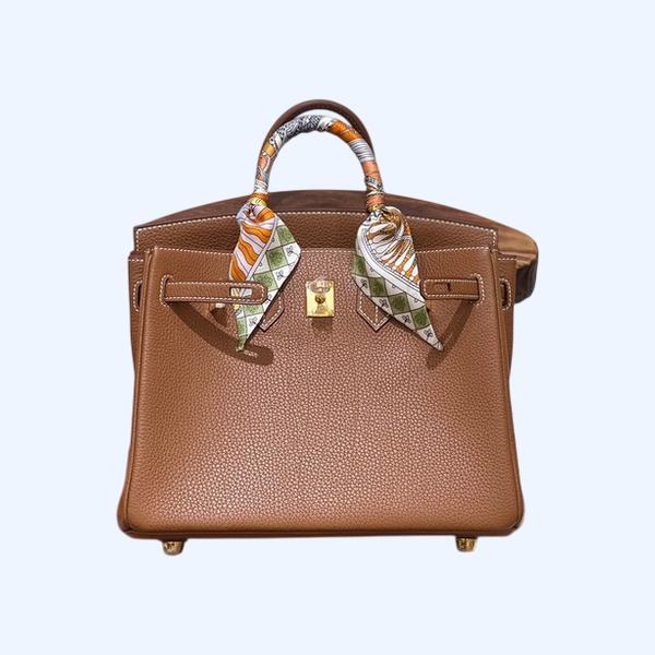 에르메스 버킨 25 르투르네 골든 브라운 골드 하드웨어