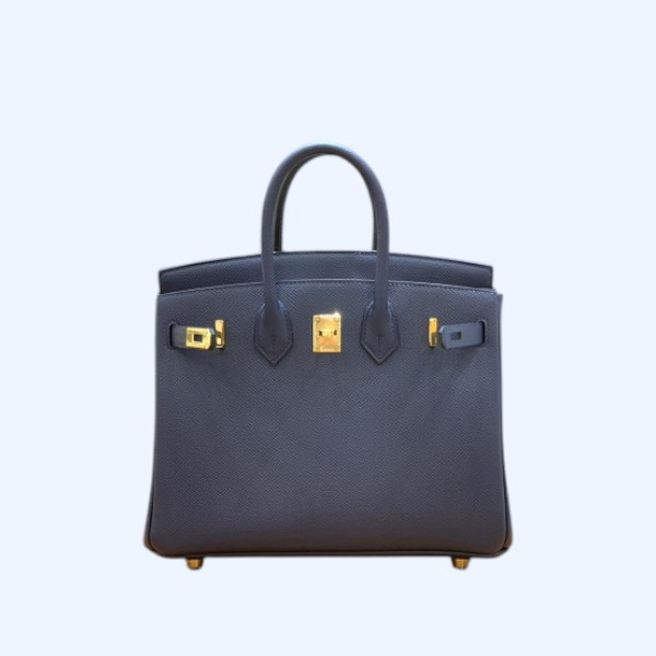 에르메스 버킨 25 르투르네 앱송 사파이어 블루 골드 하드웨어
