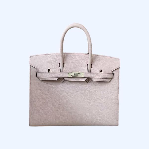 에르메스 버킨 25 셀리에 판타지 핑크 퍼플 실버 하드웨어