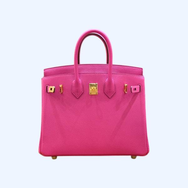 에르메스 버킨 25 르투르네 매그놀리아 핑크 골드 하드웨어