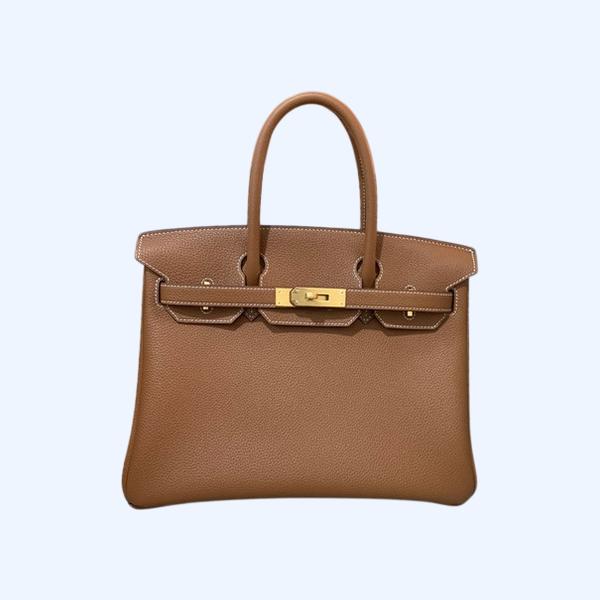 에르메스 버킨 30 르투르네 골드 브라운 골드 하드웨어