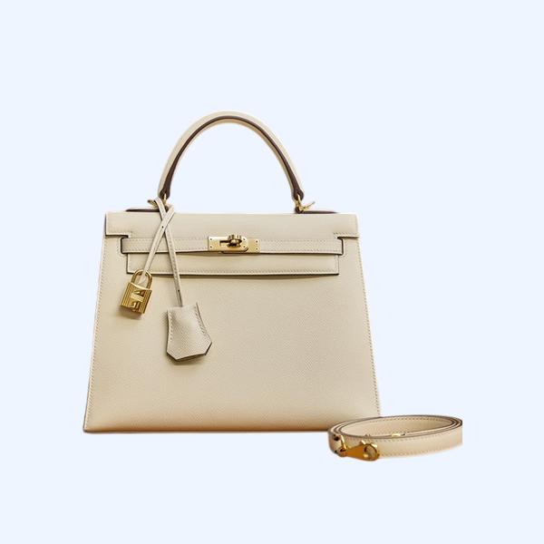 에르메스 켈리 25 셀리에 나타 골드 하드웨어