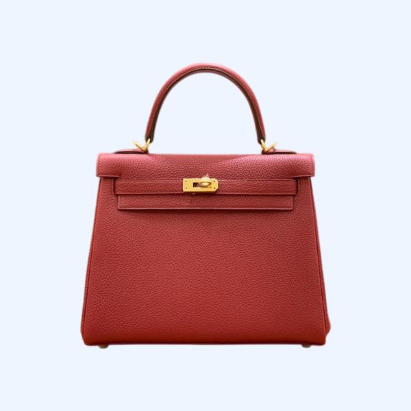 에르메스 켈리 25 르투르네 석류 레드 골드 하드웨어