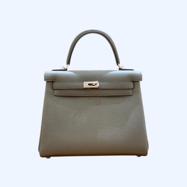 에르메스 켈리 25 르투르네 퓨터 그레이 실버 하드웨어