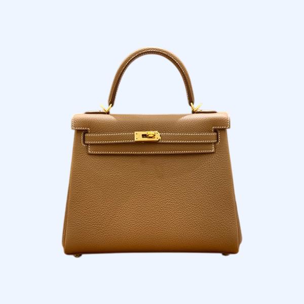에르메스 켈리 25 르투르네 골드 브라운 골드 하드웨어