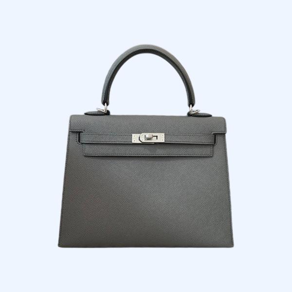 에르메스 켈리 25 셀리에 그레이 실버 하드웨어