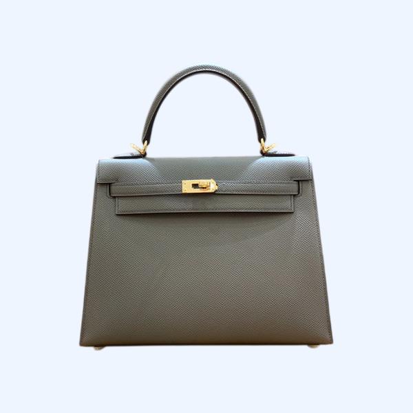 에르메스 켈리 25 셀리에 그레이 골드 하드웨어