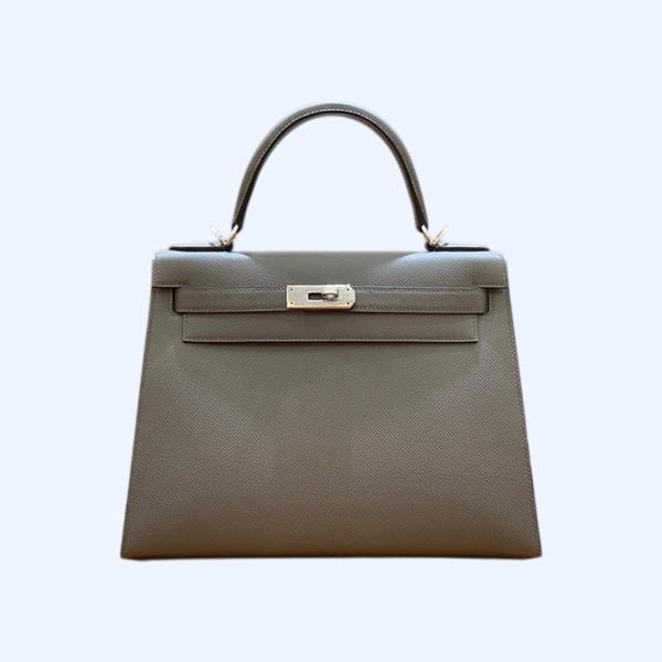 에르메스 켈리 28 셀리에 퓨터 그레이 실버 하드웨어