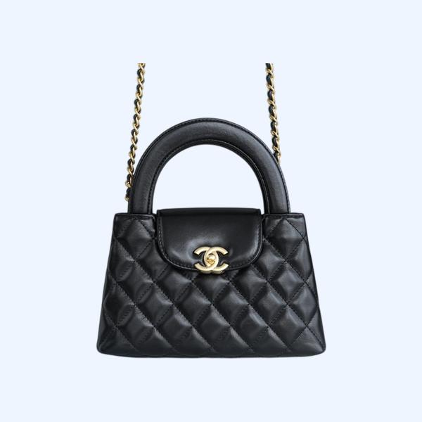 샤넬 23FW 켈리백 미니 블랙 금장 AS4416