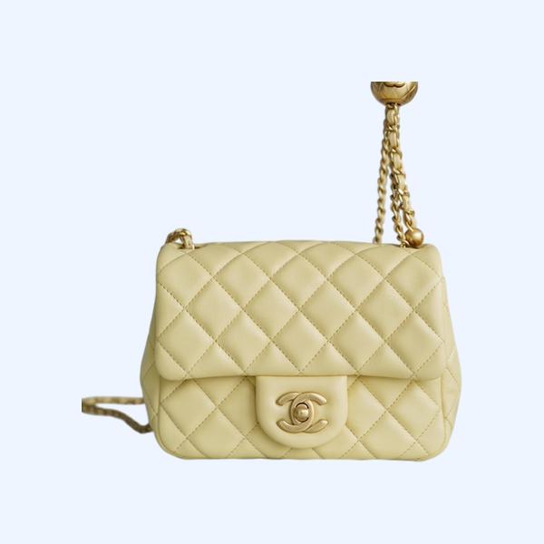 샤넬 쁘띠삭 골드볼 플랩백 뉴미니 