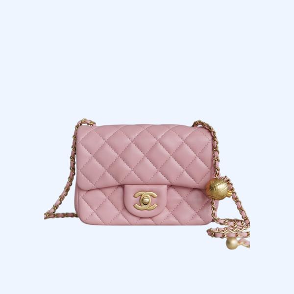 샤넬 쁘띠삭 골드볼 플랩백 뉴미니 