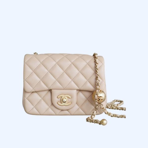 샤넬 쁘띠삭 골드볼 플랩백 뉴미니 