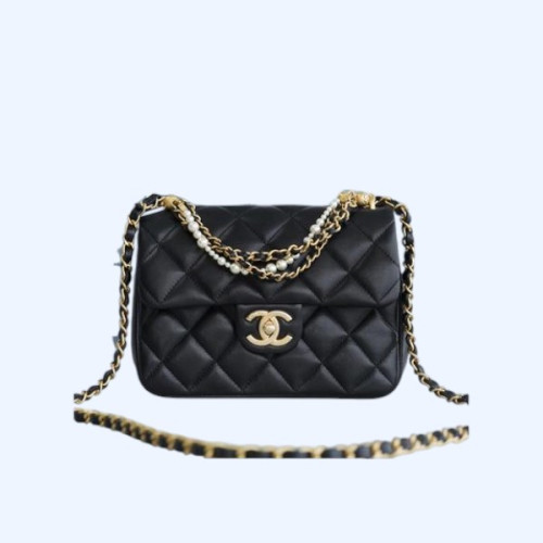 샤넬 클래식 더블 체인 숄더백