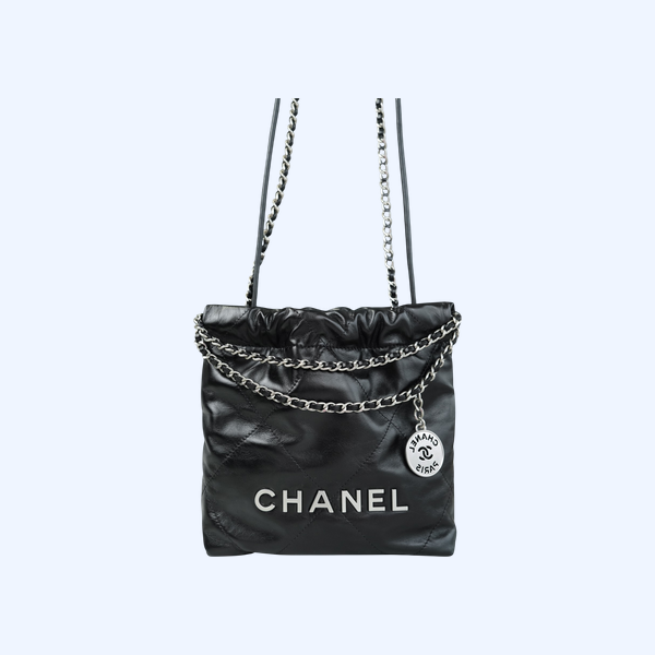 샤넬 22백 미니 블랙 은장