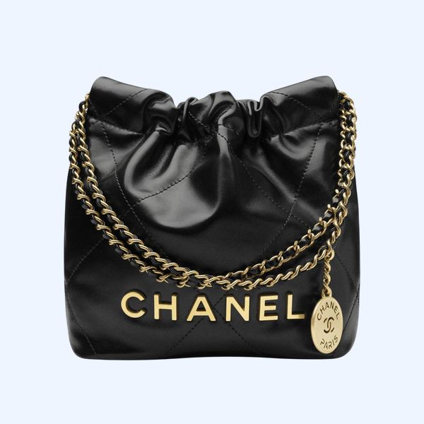 샤넬 24SS 22백 미니 블랙 금장