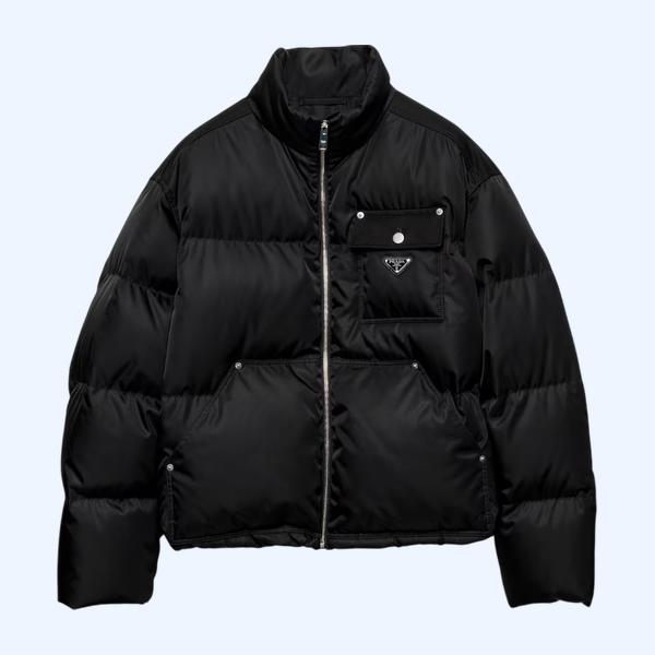 리나일론 크롭 다운 재킷