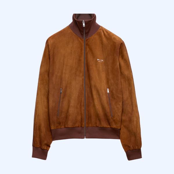 스웨이드 블루종 재킷