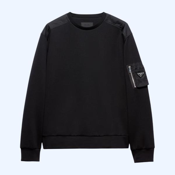 코튼 플리스 및 리나일론 스웨트셔츠