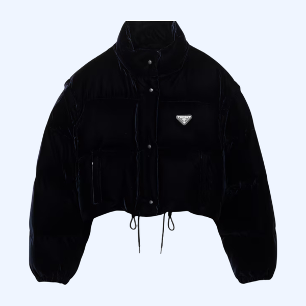 벨벳 다운 재킷