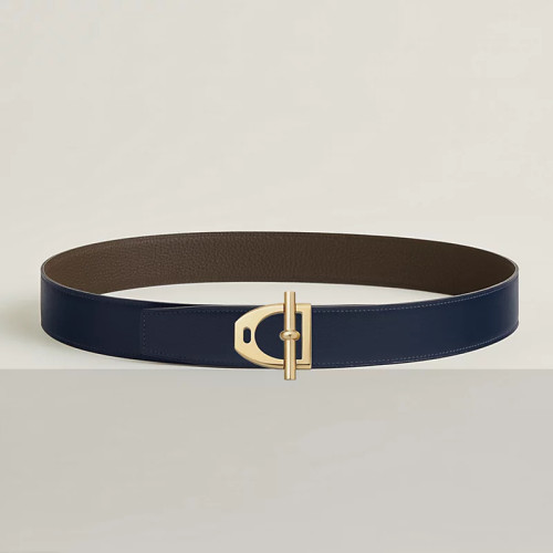 Neo Etrier 벨트 버클 & 리버서블 가죽 스트랩 38mm