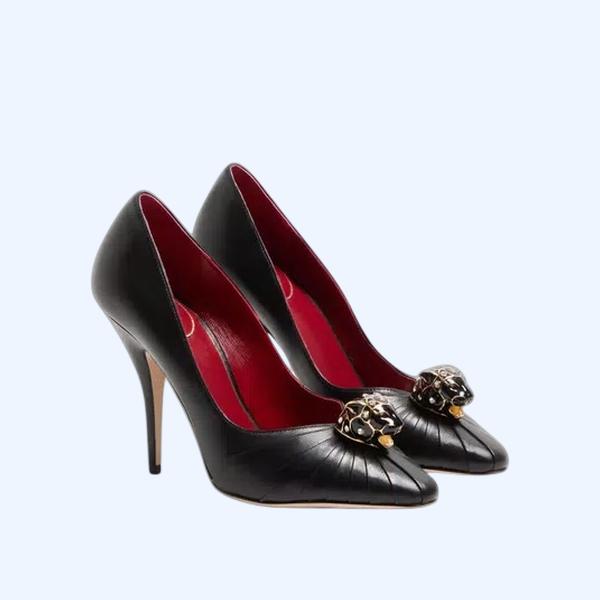 판테아 고트스킨 펌프스 105mm