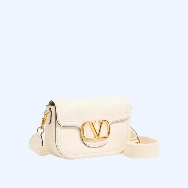 로코 소프트 그레이니 카프스킨 숄더백