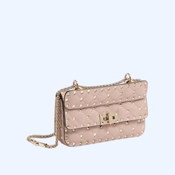 스몰 사이즈 나파 가죽 락스터드 스파이크 백