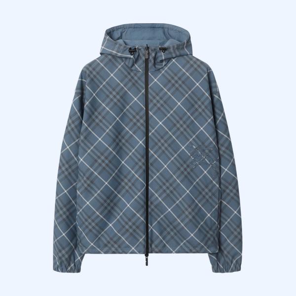 리버시블 체크 재킷