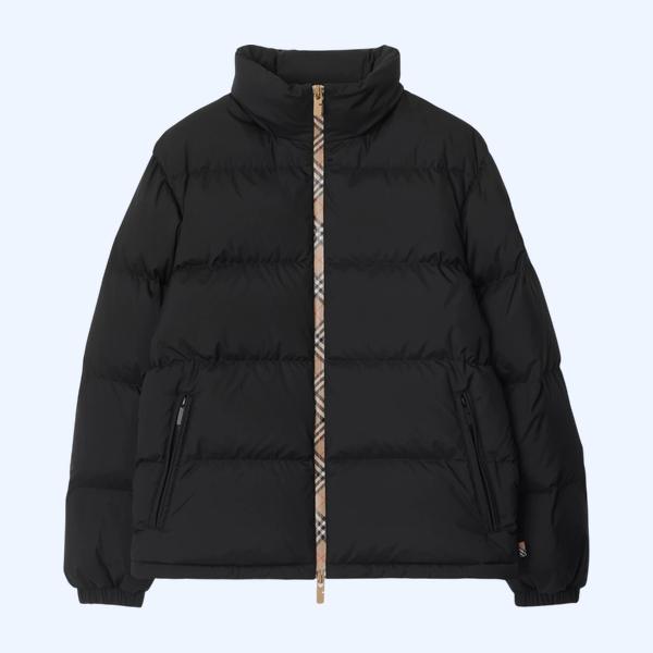 체커 테이프 스노든 퍼퍼 재킷