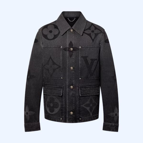 모노그램 데님 블루종