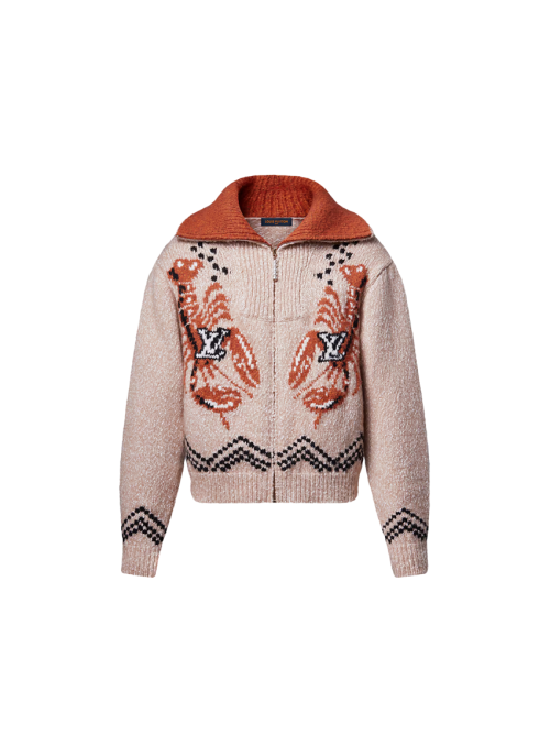 루이비통 25FW LV 니트 블루종