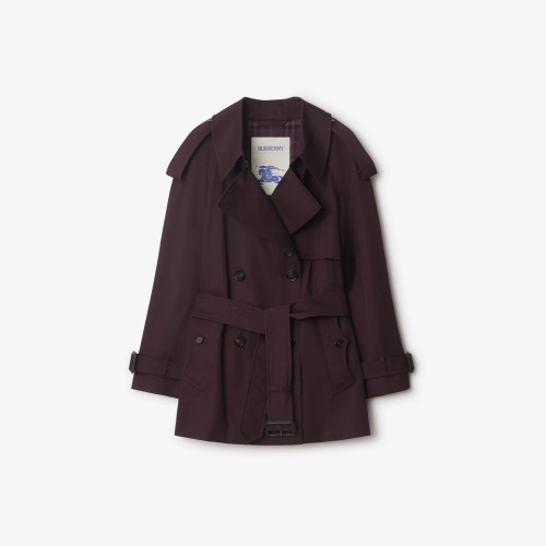 쇼트 개버딘 피츠로비아 트렌치코트