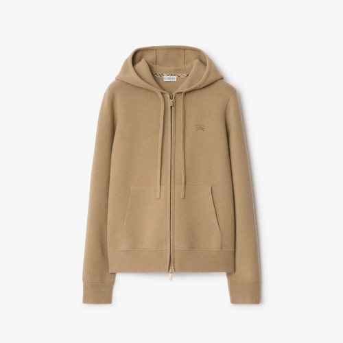 캐시미어 블렌드 지퍼 후디