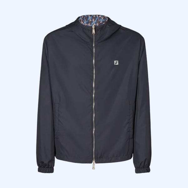 블루종 다크 그레이 나일론 재킷