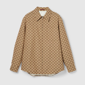 GG 캔버스 오버 셔츠