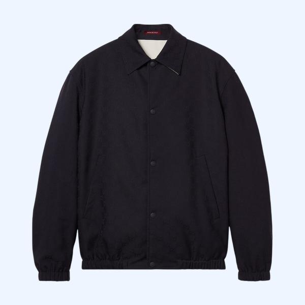 리버서블 폴리에스테르 GG 재킷