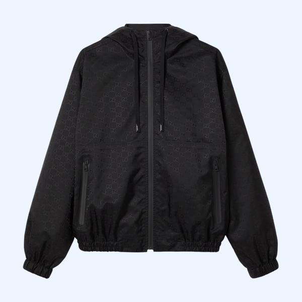 GG 나일론 자카드 경량 재킷