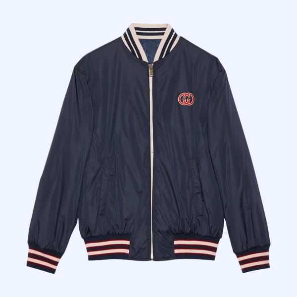 리버서블 나일론 캔버스 재킷