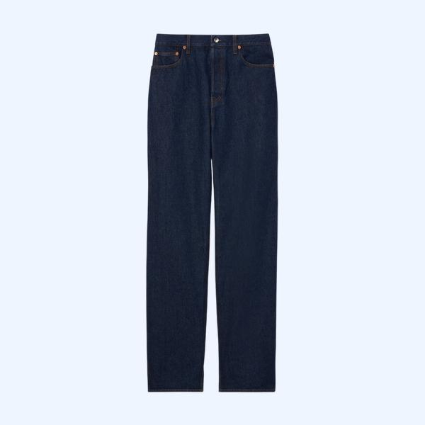 배기 데님 팬츠