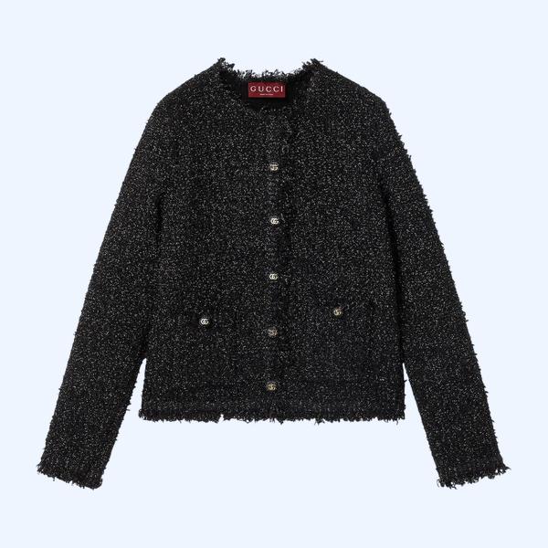 라메 우븐 가디건